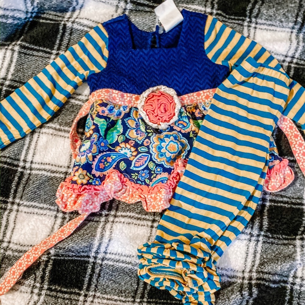 Toddlers Ruffled pant set